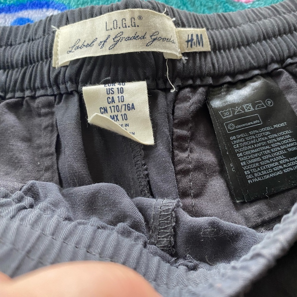 H&M Black Athletic Shorts Lightweight Quick-Dry - Picture 3 of 5